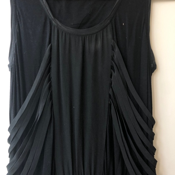 Black Dress with Leather lining - Picture 4 of 6